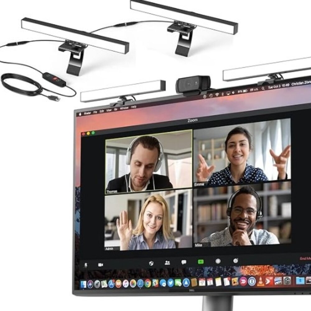 HumanCentric Video Conference Lighting - Webcam Light for Streaming, LED Monitor